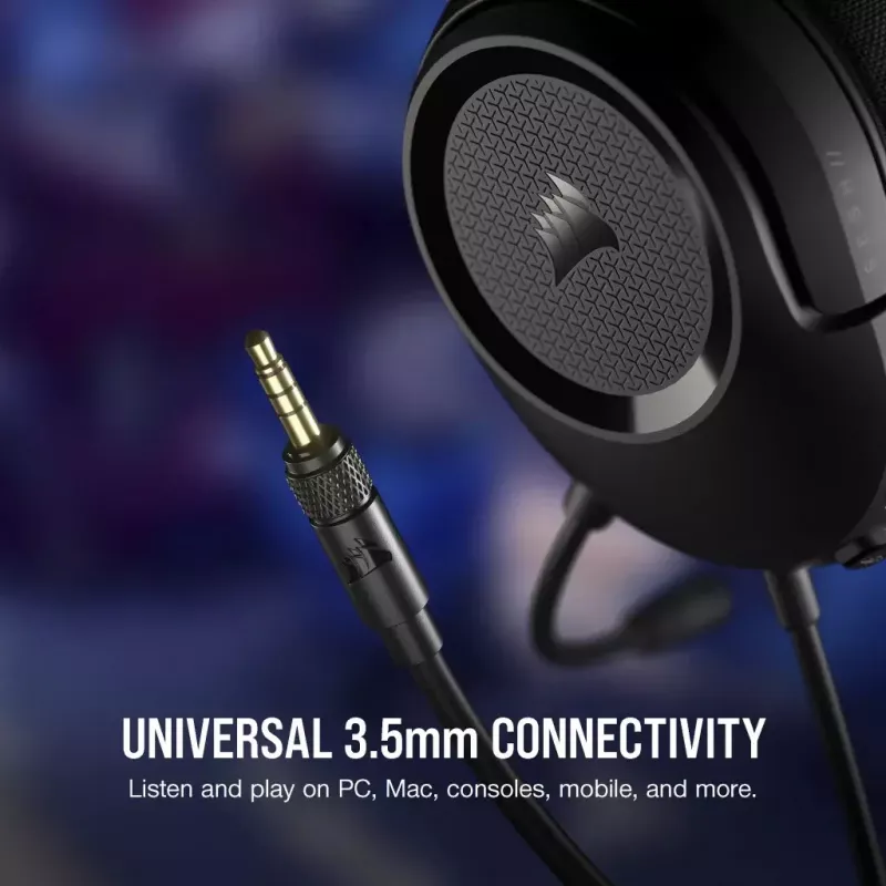 Peakomplekt Corsair HS35 v2 Wired Gaming sinine 1.8m kaabel 470g