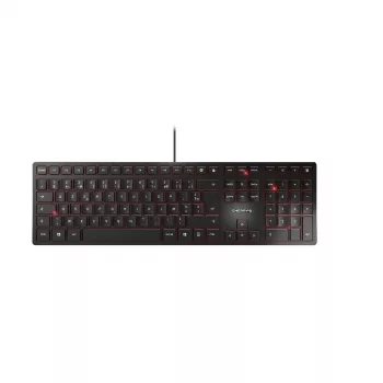 CHERRY KC 6000 õhuke klaviatuur Universal USB AZERTY Belgian Must