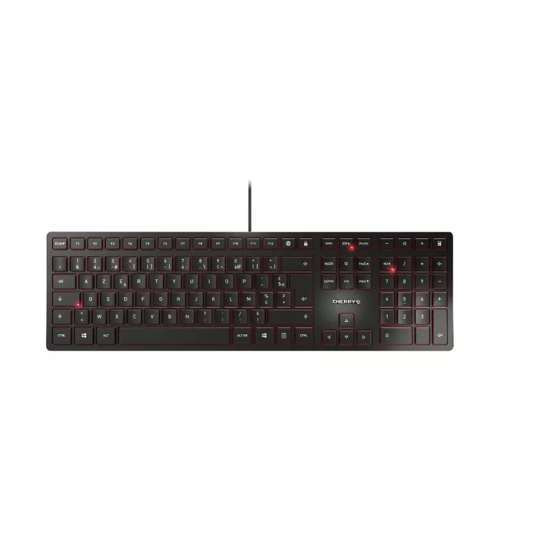 CHERRY KC 6000 õhuke klaviatuur Universal USB AZERTY Belgian Must
