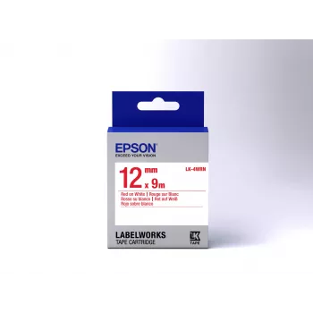 Epsoni sildikassett Standard LK-4WRN punane/valge 12mm (9m)
