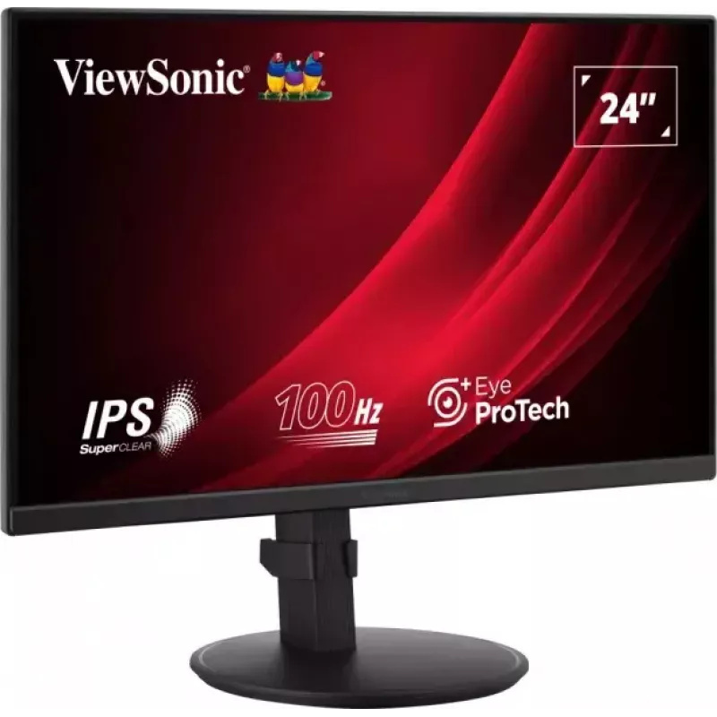Viewsonic Display VG2408A arvutimonitor 61 cm (24 tolli) 1920 x 1080 pikslit Full HD LED must
