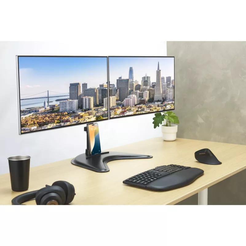 Kensington SmartFit Ergo vabaltseisev topeltmonitori alus, vabaltseisev, 20 kg, 68,6 cm (27 tolli), 100 x 100 mm, kõrguse reguleerimine, must