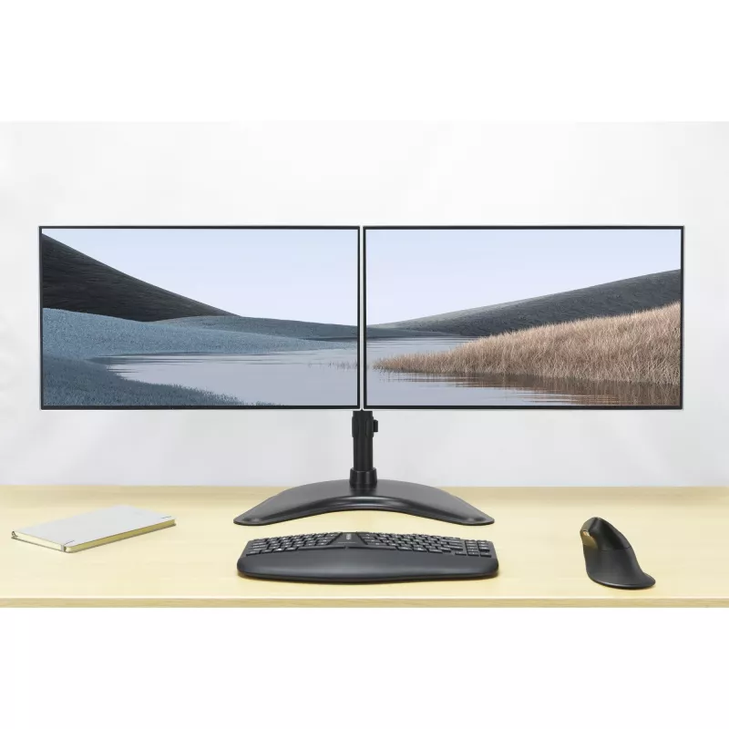 Kensington SmartFit Ergo vabaltseisev topeltmonitori alus, vabaltseisev, 20 kg, 68,6 cm (27 tolli), 100 x 100 mm, kõrguse reguleerimine, must