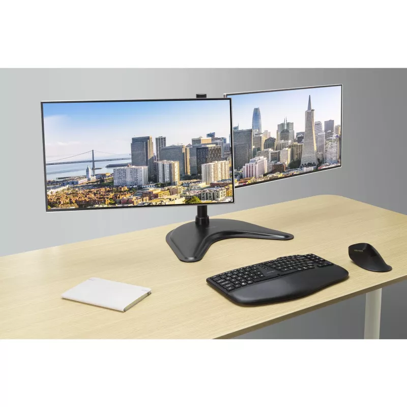 Kensington SmartFit Ergo vabaltseisev topeltmonitori alus, vabaltseisev, 20 kg, 68,6 cm (27 tolli), 100 x 100 mm, kõrguse reguleerimine, must