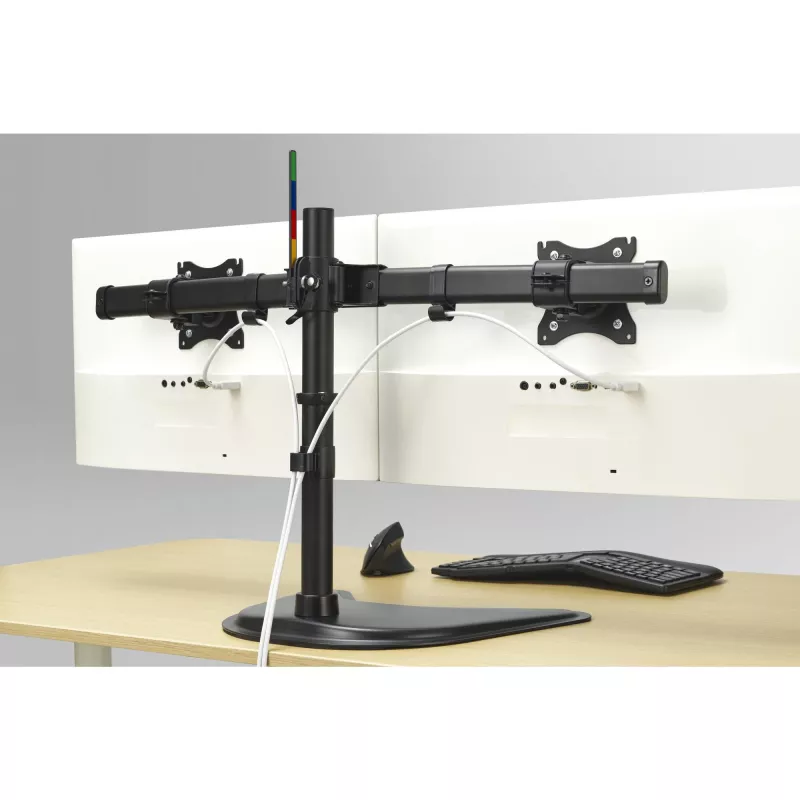 Kensington SmartFit Ergo vabaltseisev topeltmonitori alus, vabaltseisev, 20 kg, 68,6 cm (27 tolli), 100 x 100 mm, kõrguse reguleerimine, must