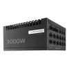 Toiteplokk ASUS Pro WS 3000 W ATX 3.1 80 PLUS Platinum täismodulaarne, 20+4 kontakti, 4×16-kontaktiline PCIe, 12×SATA, must