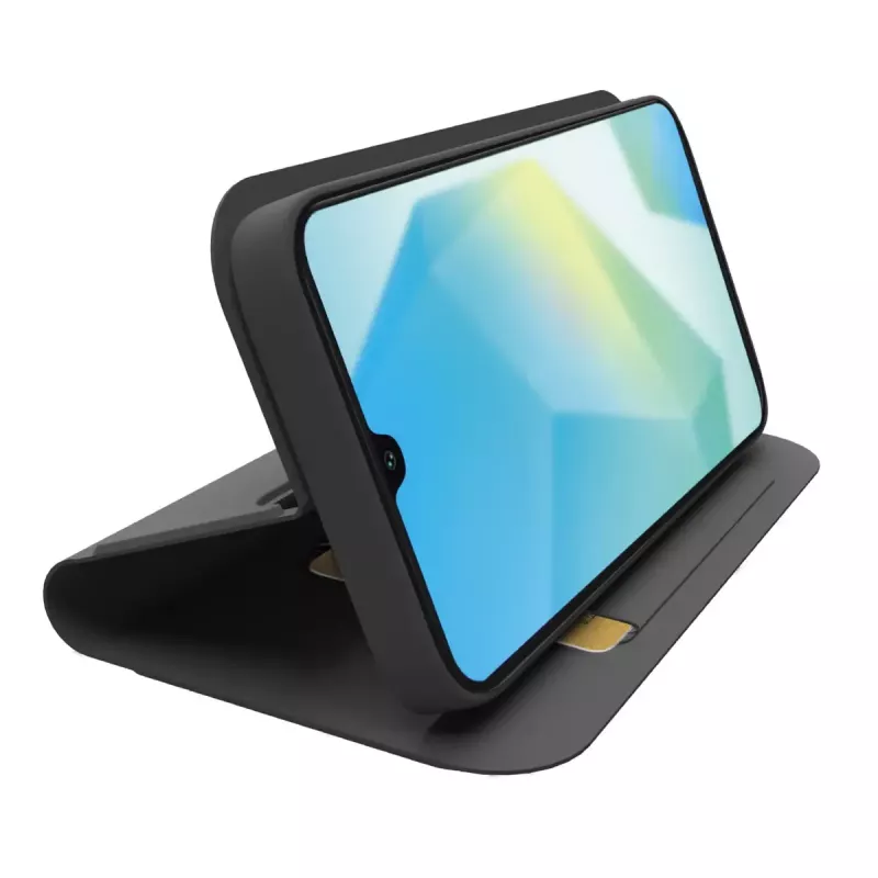 Rahakotiga ümbris SBS Galaxy A17 Must ühevärviline