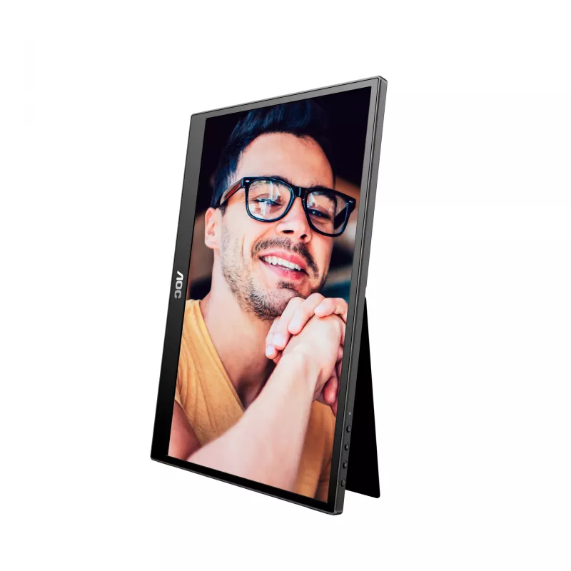 AOC 16T3EA kaasaskantav teler/monitor Must 39,6 cm (15,6 tolli) 1920 x 1080 pikslit