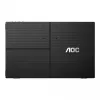 AOC 16T3EA kaasaskantav teler/monitor Must 39,6 cm (15,6 tolli) 1920 x 1080 pikslit