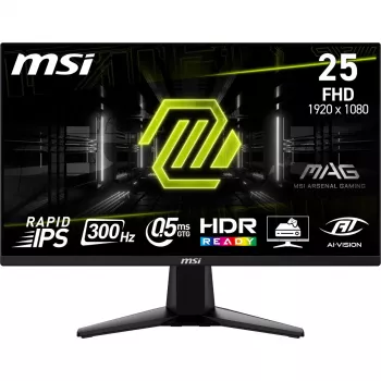 MSI MAG 255XF arvutimonitor 62,2 cm (24,5 tolli) 1920 x 1080 pikslit Full HD must