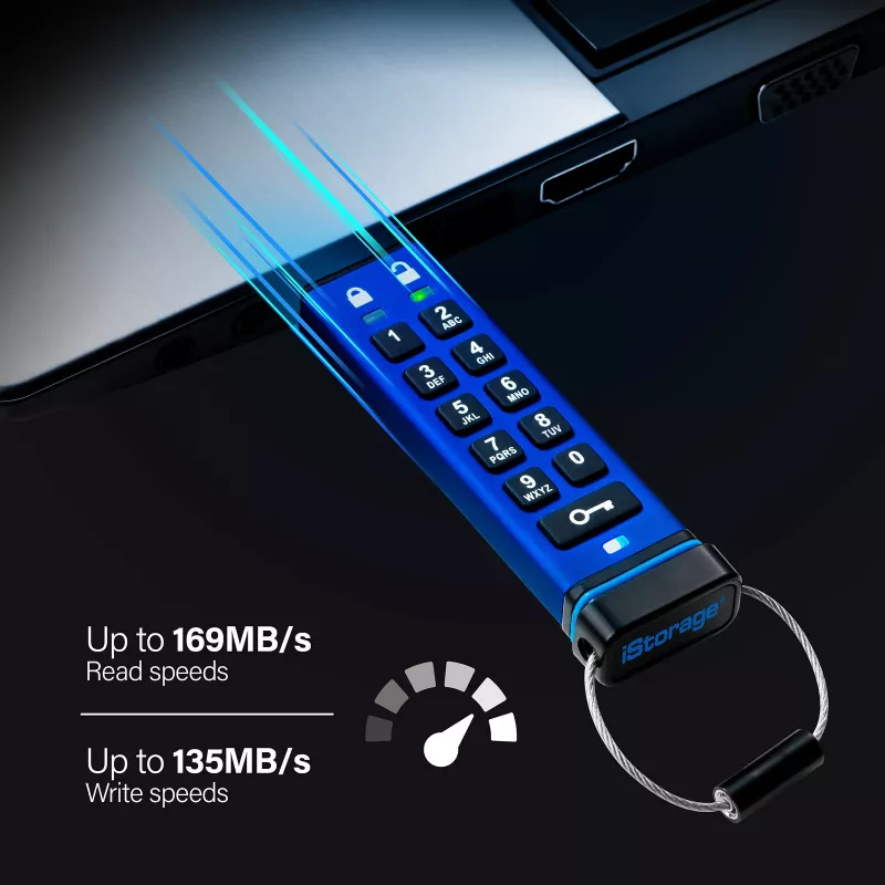 USB-mälupulk iStorage 8GB USB Type-A IS-FL-DA3-256-8