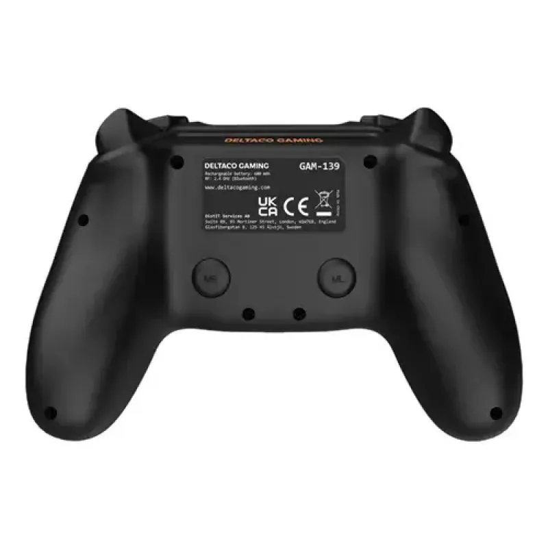 Mängupult Deltaco GAM-139 Must USB-kontroller