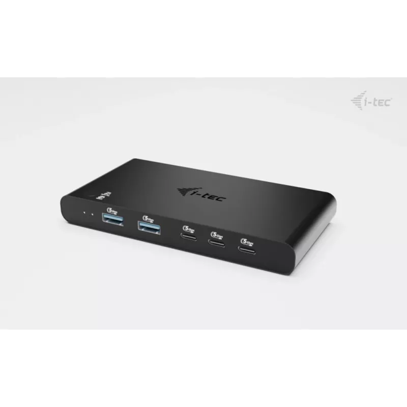 KVM-dokkimisjaam i-tec 2 hostile, HDMI, USB-C hostiliides, PD 2×100 W, 4K@60 Hz, 2×USB-A