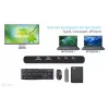 KVM-dokkimisjaam i-tec 2 hostile, HDMI, USB-C hostiliides, PD 2×100 W, 4K@60 Hz, 2×USB-A