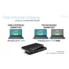 KVM-dokkimisjaam i-tec 2 hostile, HDMI, USB-C hostiliides, PD 2×100 W, 4K@60 Hz, 2×USB-A