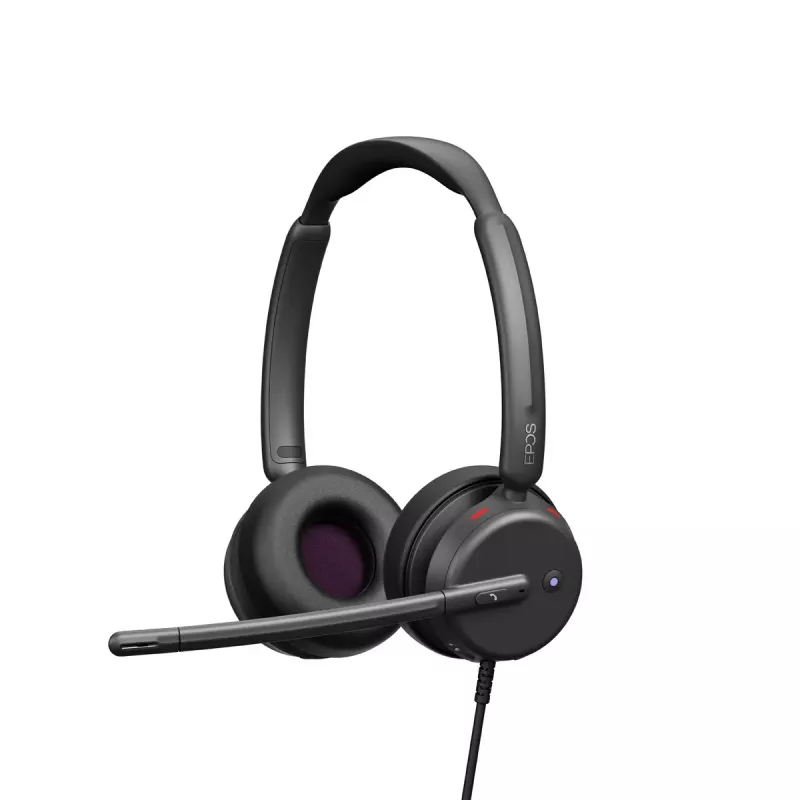 Juhtmega kõrvaklapid EPOS IMPACT 400 MS UC ANC USB-C+A — supra-aural, 20–20000 Hz, 2 m kaabel, 129 g, must