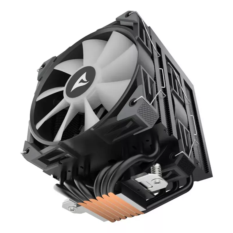 Õhkjahuti Sharkoon A60 RGB 12 cm 500-1800 RPM Must