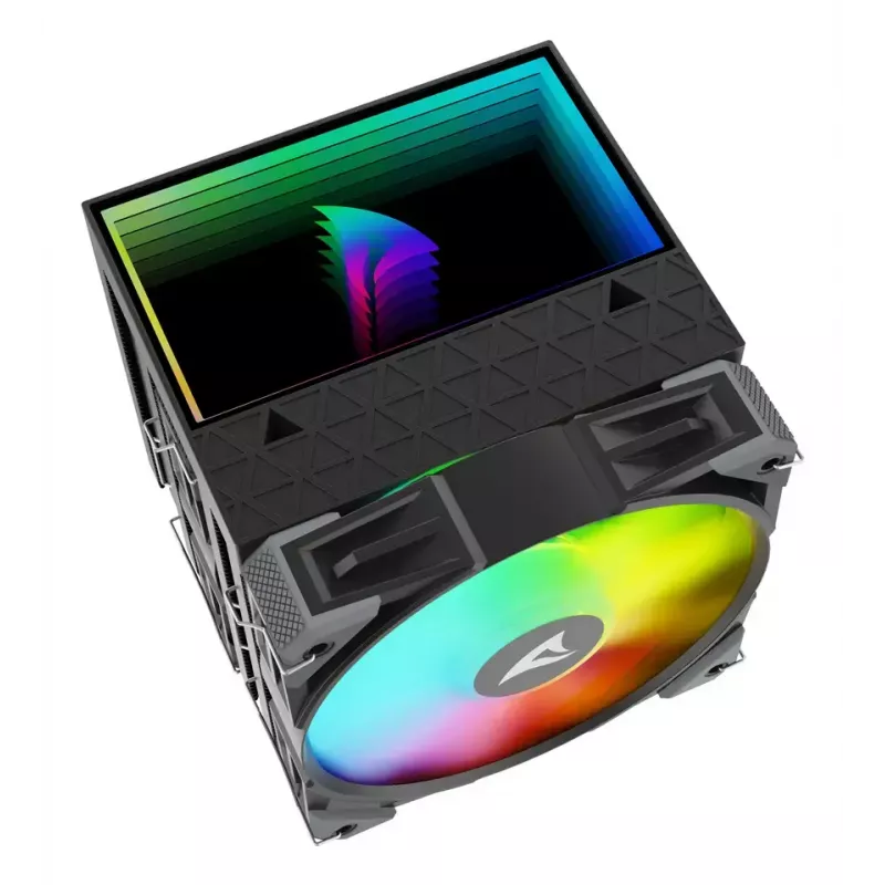 Õhkjahuti Sharkoon A60 RGB 12 cm 500-1800 RPM Must