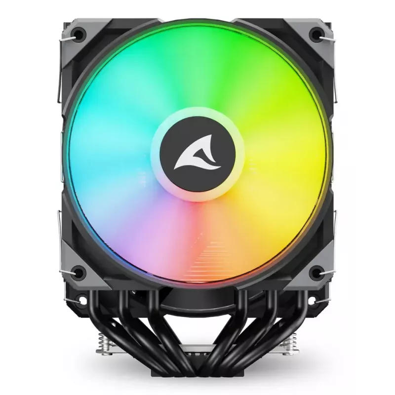 Õhkjahuti Sharkoon A60 RGB 12 cm 500-1800 RPM Must