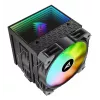 Õhkjahuti Sharkoon A60 RGB 12 cm 500-1800 RPM Must