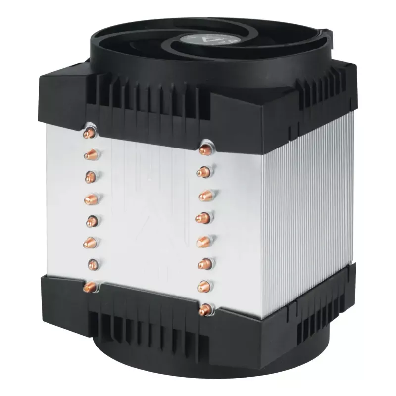 4U serveri õhujahuti Arctic Freezer 4U‑M Rev. 2 — 120 mm ventilaator, 122,16 m³/h õhuvool, topeltkuullaager, 156×124×145 mm, TDP 350 W