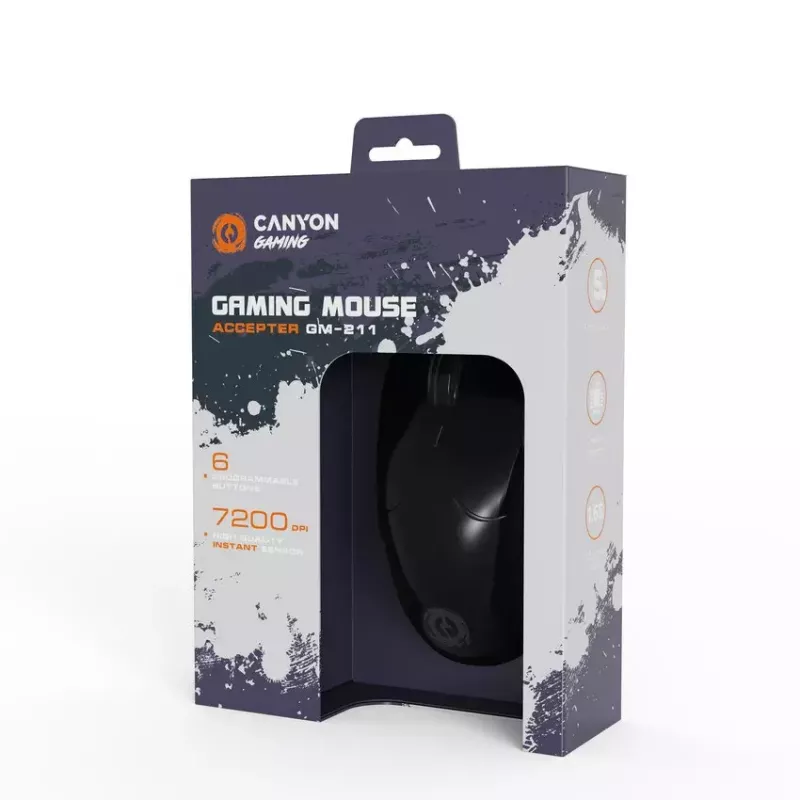 Hiir Canyon Gaming Accepter RGB-taustvalgustus CND-SGM211 USB