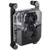 Vesiblokk Phanteks EZ-Fit 450 Acrylic Copper POM Must Silver