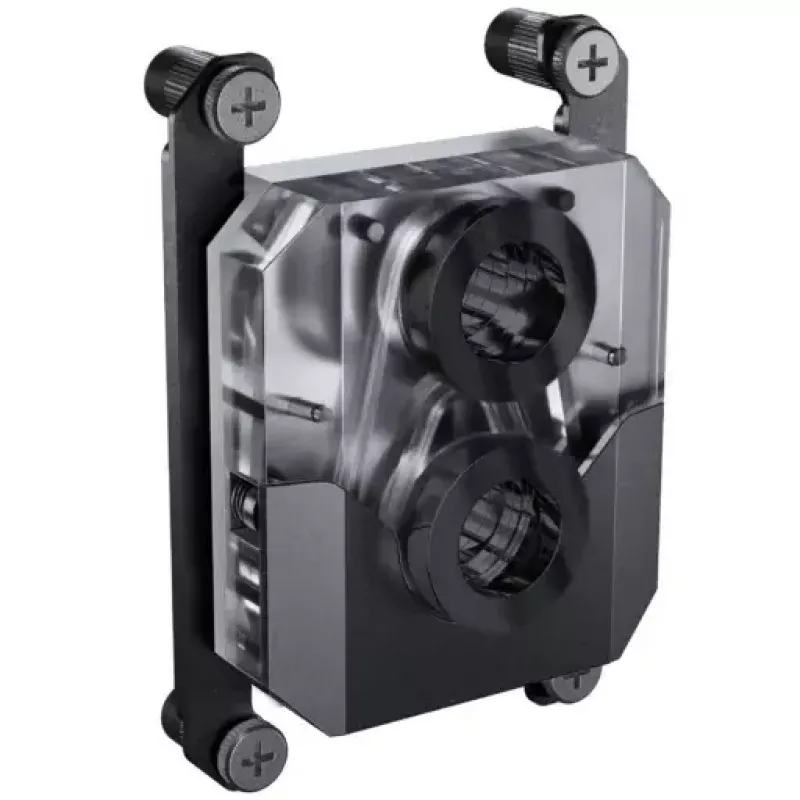 Vesiblokk Phanteks EZ-Fit 450 Acrylic Copper POM Must Silver