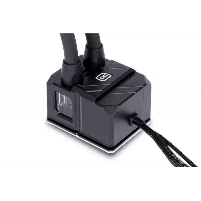 Vedelikjahutuskomplekt Alphacool Pro Aurora 420 CPU AIO 14 cm Must Valge