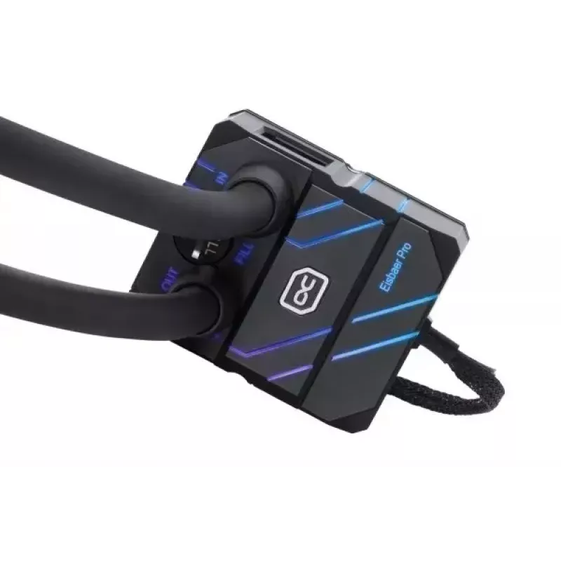 Vedelikjahutuskomplekt Alphacool Pro Aurora 420 CPU AIO 14 cm Must Valge