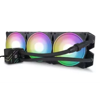 Vedelikjahutuskomplekt Alphacool Pro Aurora 420 CPU AIO 14 cm Must Valge