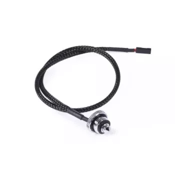 Temperatuuriandur Alphacool 17597 messingust must kroom 18mm 17mm