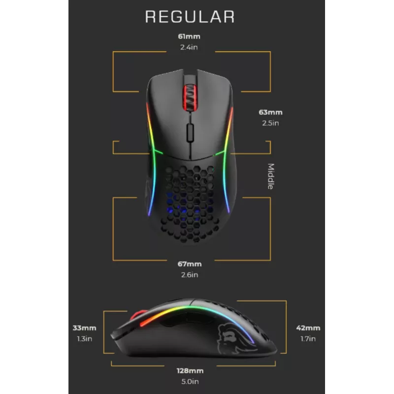 Glorious Gaming Glorious Model D hiir Regular (Must)
