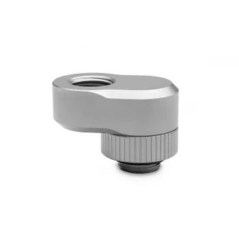 Liitmik EK Water Blocks EK-Quantum Torque Rotary Offset 14 — messing, satiinteras/titaan, kõrgus 21 mm