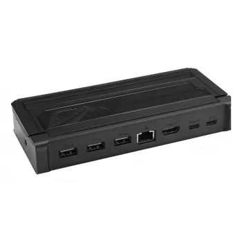 Dokkimisjaam ASUS ROG Bulwark Dock 2025 DG300 USB USB-C, 1x RJ-45, 1x HDMI, must, 160×74×25,5 mm