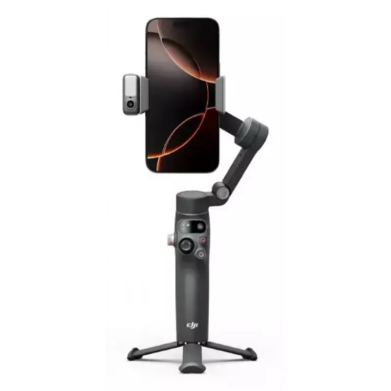 Nutitelefoni kaamera stabilisaator DJI Osmo Mobile 8 — Must, maksimaalne kandevõime 0,3 kg, 3350 mAh aku, 10 h tööaeg