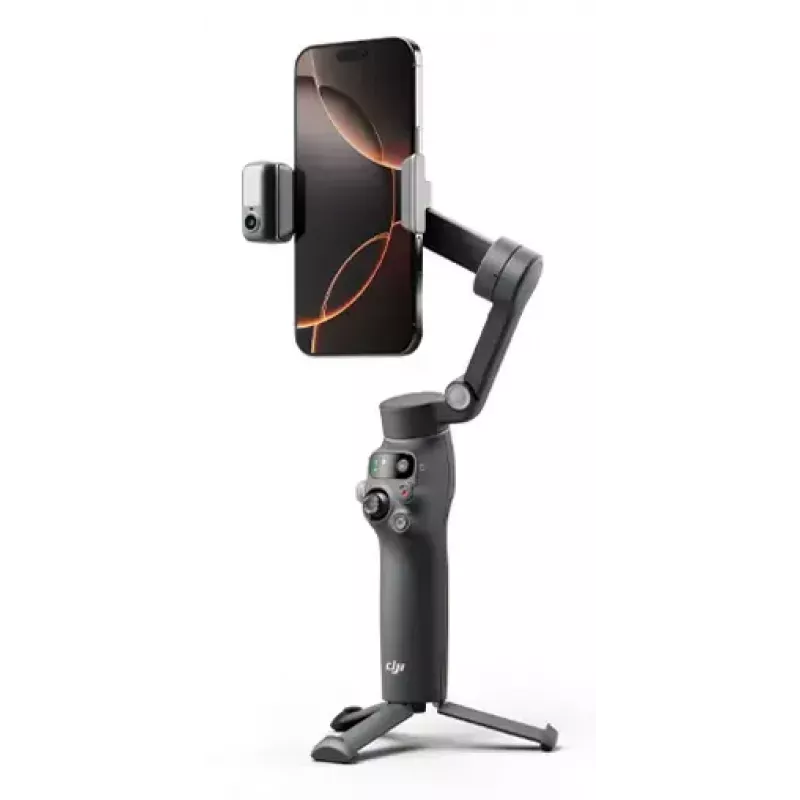 Nutitelefoni kaamera stabilisaator DJI Osmo Mobile 8 — Must, maksimaalne kandevõime 0,3 kg, 3350 mAh aku, 10 h tööaeg