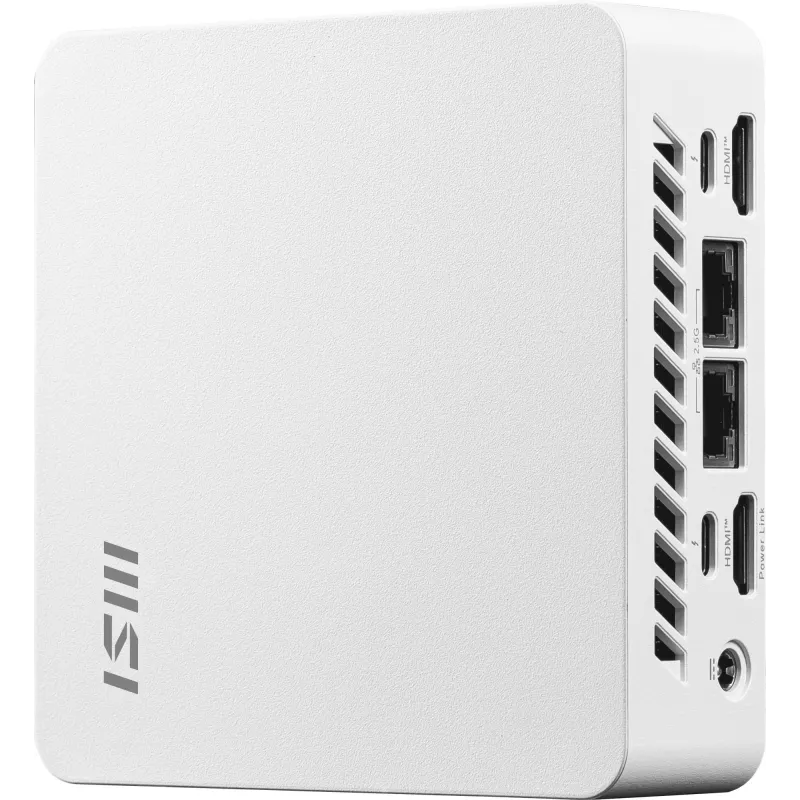 MSI Cubi NUC AI 1UMG-062EU Arvuti/tööjaam Intel Core Ultra 5 125H 16 GB DDR5-SDRAM 512 GB SSD Windows 11 Pro Mini PC Valge