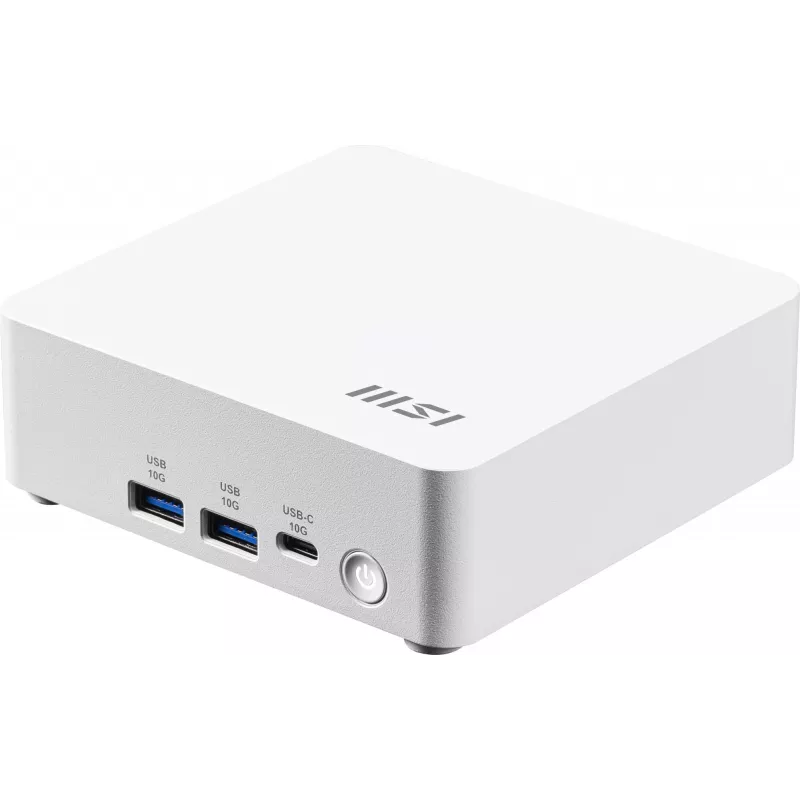 MSI Cubi NUC AI 1UMG-062EU Arvuti/tööjaam Intel Core Ultra 5 125H 16 GB DDR5-SDRAM 512 GB SSD Windows 11 Pro Mini PC Valge