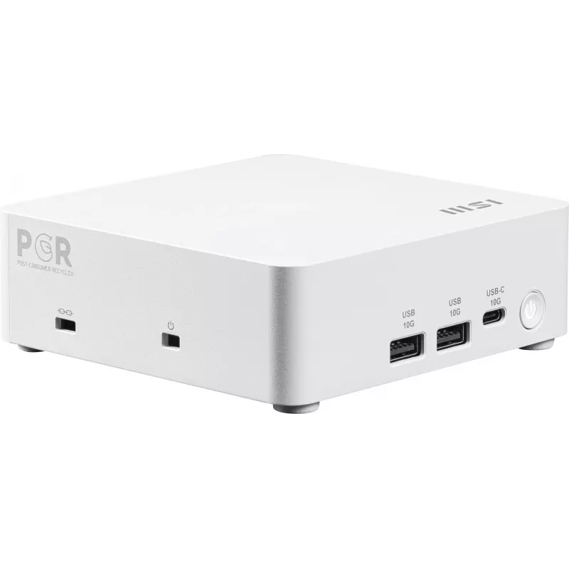 MSI Cubi NUC AI 1UMG-062EU Arvuti/tööjaam Intel Core Ultra 5 125H 16 GB DDR5-SDRAM 512 GB SSD Windows 11 Pro Mini PC Valge