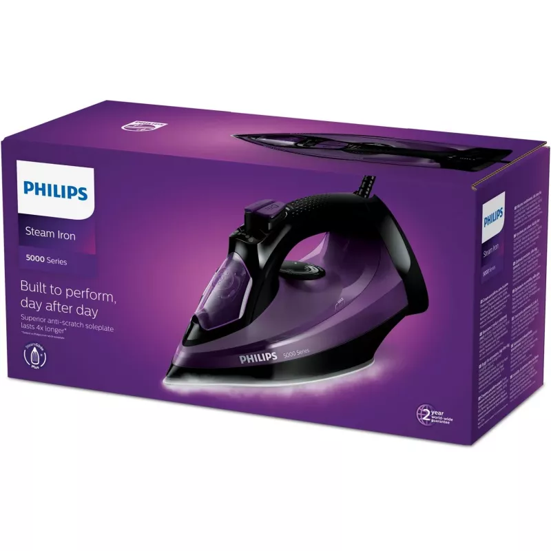 Aurutriikraud Philips DST5030/80 — 2400 W, SteamGlide Plus tallatüüp, 0,32 L paak, 2 m juhe