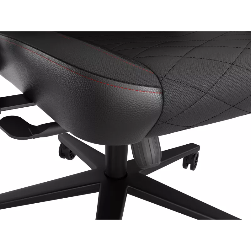 Padded seat GENESIS NITRO 890 G2 Padded backrest Must Height 127-134 cm