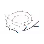 WiZ Fairy Light 20M, nutikas valguskett, Wi-Fi/Bluetooth, Must, Wi-Fi 4 (802.11n), 802.11b, 802.11g, LED, Plast