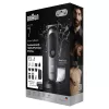 Trimmer BRAUN 80789908 tumehall — 21 pikkusastet, liitiumioonaku, 120 min tööaeg, vahelduvvool/aku