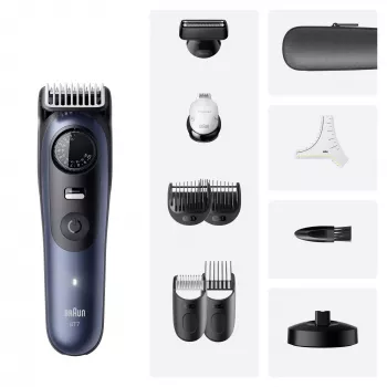 Habemetrimmer Braun BeardTrimmer 7 BT7540 0,5–20 mm Aku Must Sinine