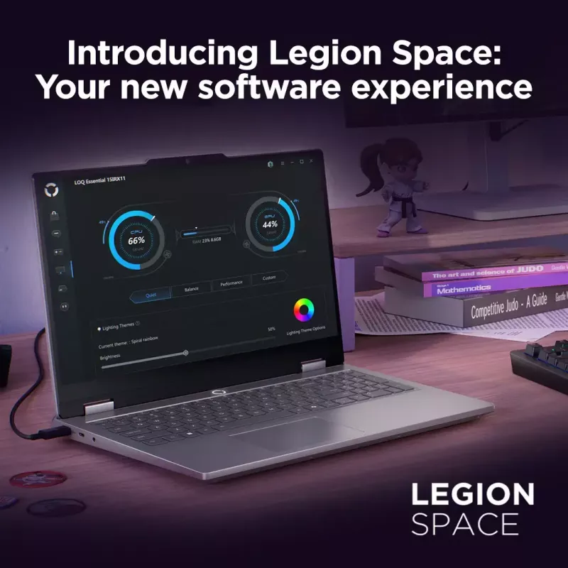 Sülearvuti Lenovo LOQ 15IRX10 — 15,6-tolline FHD IPS peegeldusvastane, Intel Core i5-13450HX, 16GB DDR5, 1TB SSD, NVIDIA GeForce RTX 5060 8GB, Windows 11 Home