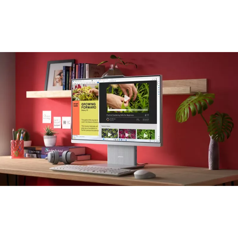 Lenovo IdeaCentre AIO 3 24ARM9, 23,8-tolline FHD, AMD Ryzen 5 7535HS, 16 GB, 1 TB SSD, AMD Radeon 660M, Windows 11 Home