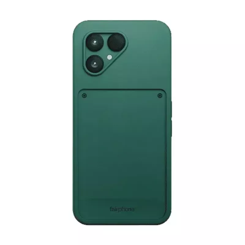 Mobiiltelefoni ümbris Fairphone Case v1 — ümbris Fairphone Gen. 6-le, sobib kuni 16 cm (6,3 tolli) ekraanile, roheline