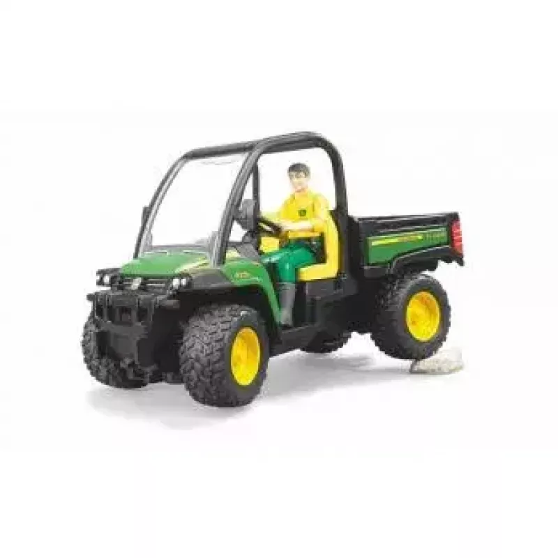 Mängusõiduk BRUDER John Deere Gator XUV 855D koos juhiga