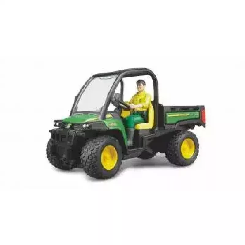 Mängusõiduk BRUDER John Deere Gator XUV 855D koos juhiga